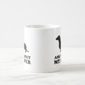 Frag mir über meine Dackel Kaffee-Tasse Kaffeetasse (Mittel)