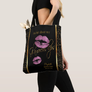 Frag mir über meine glamourösen Lippen - Also ro Tasche