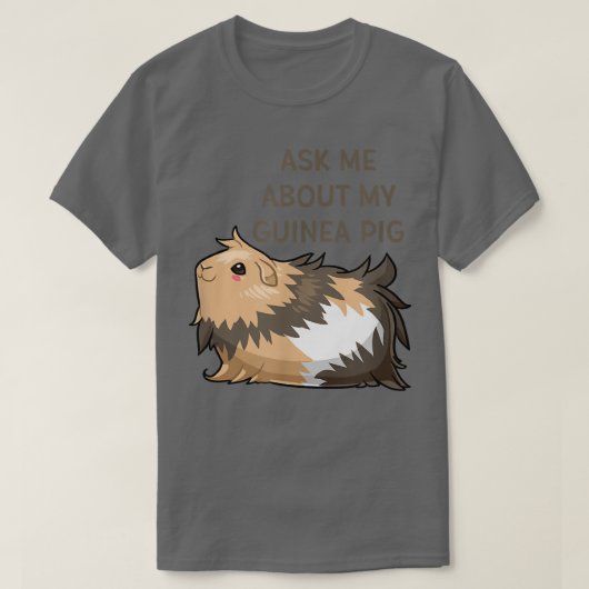 Frag mir über meine Guinea Pig T-Shirt (Design vorne)