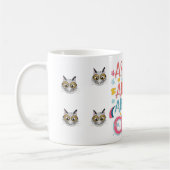Frag mir über meine Katze Kaffeetasse (Links)