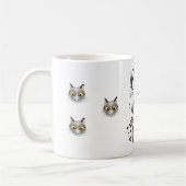 Frag mir über meine Katze Kaffeetasse (Links)