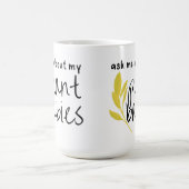 Frag mir über meine Pflanze Babys Kaffeetasse (Mittel)
