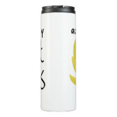 Frag mir über meine Pflanze Babys Thermosbecher (Rückseite)