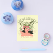 Frag mir über meine Pflanze | Geschenk für Mama Flyer (Einzeln)