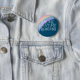 Frag mir über meine Pronomen Button