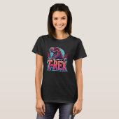 Frag mir über meine T-Rex - Spaß Tyrannosaurus Rex T-Shirt (Vorne ganz)