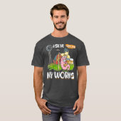 Frag mir über meine Würmer Funny Bauer Worm Garden T-Shirt (Vorne ganz)