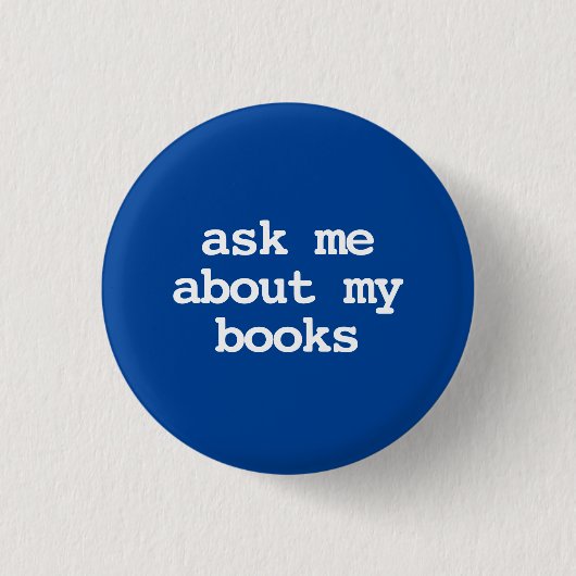 frag mir über meinen Buchknopf Button (Vorderseite)