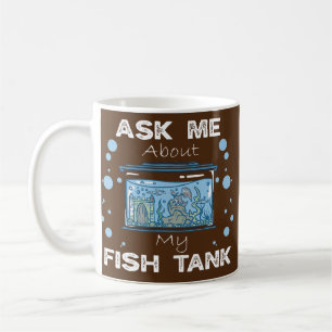 Frag mir über meinen Fischteppich-Fischhalter Kaffeetasse