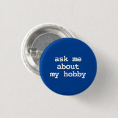 frag mir über meinen Hobby-Typografy Button (Vorne & Hinten)