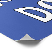 Frag mir über meinen Hund Poster (Ecke)