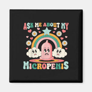 Frag mir über meinen Micropenis Funny Iadu Magnet