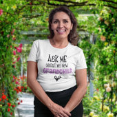 Frag mir über meinen neuen Großkind Pink Imitats G T-Shirt