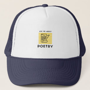 Frag mir über Poesie Truckerkappe