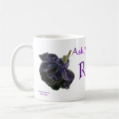Frag mir über Reiki Lila Rose Kaffeetasse (Links)