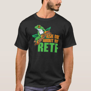 Frag mir über RETF - Red-Mit Augen Tree Frog Premi T-Shirt