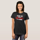 Frag mir über Softball T-Shirt (Vorne ganz)