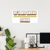 Frag mir über Sound Poster (Heimbüro)