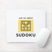 Frag mir über Sudoku Mousepad (Mit Mouse)