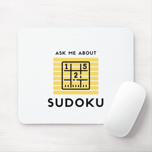 Frag mir über Sudoku Mousepad (Mit Mouse)