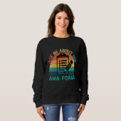 Frag mir über unsere Ama Forms Krankenschwester Ko Sweatshirt (Vorne ganz)