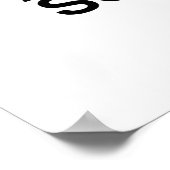 Frag mir über Wissenschaft Poster (Ecke)