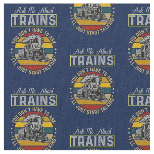 Frag mir über Züge - ich fange einfach an, Motor z Stoff (Nahaufnahme)