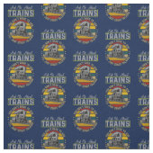 Frag mir über Züge - ich fange einfach an, Motor z Stoff (Muster)