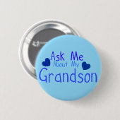 Frag mir von meinem Enkel! Button (Vorne & Hinten)