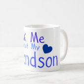Frag mir von meinem Enkel! Kaffeetasse (VorderseiteRechts)
