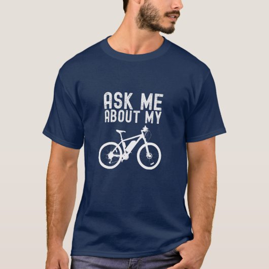 Frag mir von meinem Fahrrad T-Shirt (Vorderseite)