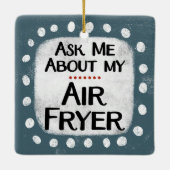 Frag mir von meinem Luftfreiburger-Ornament Keramikornament (Rückseite)