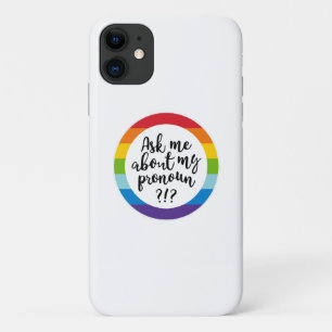 Frag mir von meinem Pronoun? Case-Mate iPhone Hülle