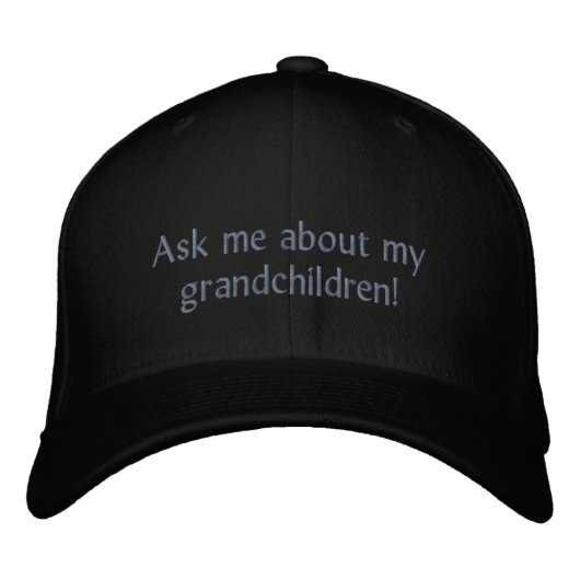 Frag mir von meinen Enkelkindern! Hut (Vorderseite)