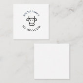 frag mir von meiner Mooskuh Telefonnummerkarte (Vorne/Hinten)