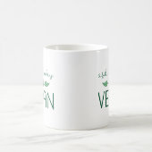 Frag mir, warum ich Vegan bin Kaffeetasse (Mittel)