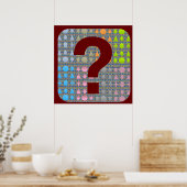 Frag mir warum - Star Questions Poster (Küche)