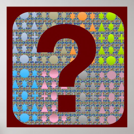 Frag mir warum - Star Questions Poster (Vorne)