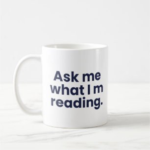 Frag mir, was ich lese kaffeetasse
