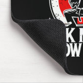 Frag mir, wenn ich Karate kenne Mousepad (Ecke)