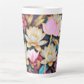 Frag nach einem Zeichen-Latte-Mug Milchtasse (Vorderseite)