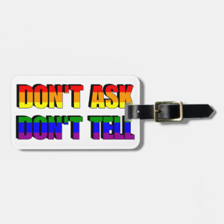 Frag nicht auf Gepäckmarke Gepäckanhänger