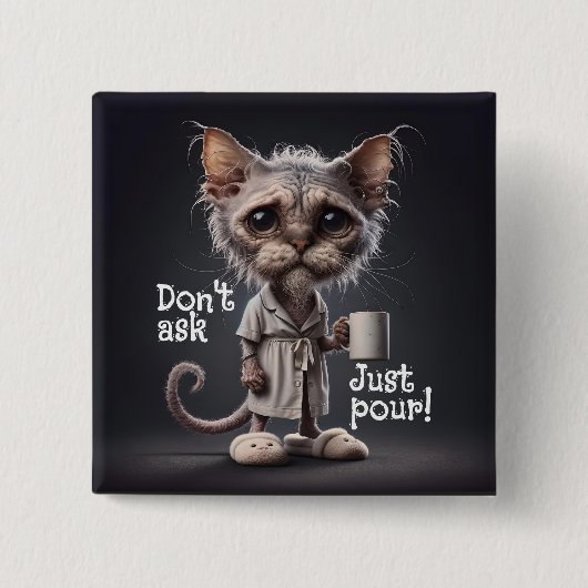 Frag nicht, gib nur! button (Vorderseite)