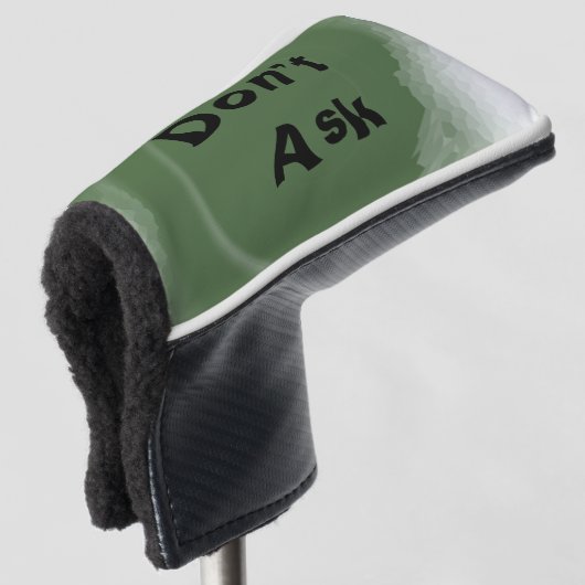 Frag nicht golf headcover (3/4 Vorderseite)