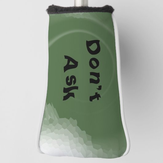 Frag nicht golf headcover (Rotieren 90)