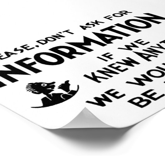 Frag nicht! poster (Ecke)