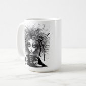 Frag nicht, schütte einfach. kaffeetasse (Vorderseite Links)