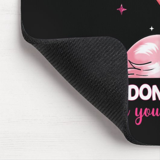 Frag nicht, warum ich verrückt bin - warum du so b mousepad (Ecke)