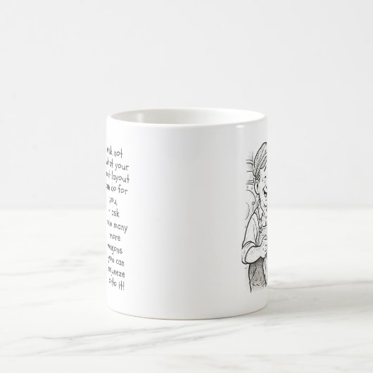 Frag nicht, was Sie als Nächstes tun - Fahrergewoh Kaffeetasse (Mittel)