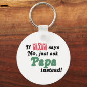 Frag Papa Schlüsselanhänger (Vorderseite)